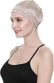 Wig Cap-100% Mulberry Silk Breathable Soft For Bald Head Available All The Year