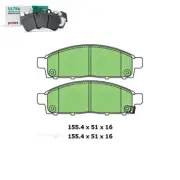 Front Brake Pad Set FOR Mitsubishi Challenger PB PC Triton ML-MR 06- On DB1774