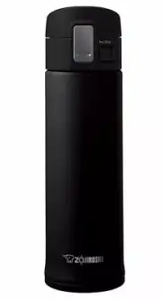 Zojirushi Travel Mug Black Stainless Steel 480ml Slicksteel Interior Vacuum NEW