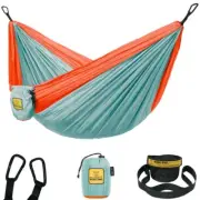 Wise Owl Outfitters Kids Camping Hammock w/Tree Straps & Carabiners SMALL Blue
