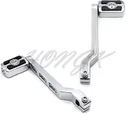 HONGK- Chrome Aluminum Heel/Toe Shift Levers with Skull Shifter Pegs Compatible with H-D Heritage Softail FLST 1986-later [B07FDKPVMN]