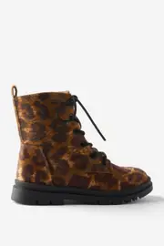 [Cotton On Kids] Cotton On Kids - Combat Lug Boot - Leopard 13 LEOPARD