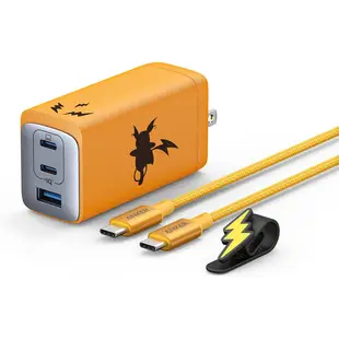 日本 Anker 皮卡丘家族 USB 充電器 充電組 充電線 充電頭 type-c 手機充電 寶可夢 皮丘 雷丘