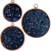 Abizarch 3Pcs Corduroy Pin Display Board Retro Enamel Pin Display Beautiful Pin Holder Display 3 Size Enamel Pin Collection Holders Wall Hanging Brooch Display for Brooches Enamel Pins Necklace Jewelr
