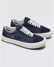VANS Men's Skate Old Skool Wrapped Deep Navy Blue / Vintage White VN0A2Z32AET1