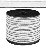 656 Ft/ 200 M Electric Fence Tape for Livestock with High Visibility Polytape Fe