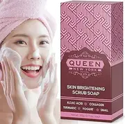 ORGANIC Kojic Acid+Collagen Skin Brightening Scrub Soap- Moisturizes, Reduces the appearance of Acne Scars Wrinkles, Dark Or Red Spots Vegan Cruelty Free-NO FRAGRANCE(Kojic+Collagen)