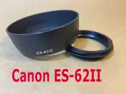 Lens Hood ES-62II for Canon Lens EF 50mm f/1.8 II 52mm, with Adapter Reversible