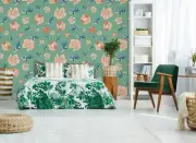 3D Pink Flower Car A1362 Wallpaper Wall Mural Self-adhesive Kasumi Loffler Amy