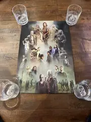 The Walking Dead Brian Rood Poster Signed/Numbered By Artist