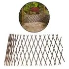 Garden Trellis Expanding Wooden Fence Lattice Screen for Plant Climbing