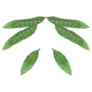 Lily Fake Leaves 100 Pcs Artificial Plants Greenery Decorations