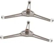 OHPHCALL 2 Pack Microwave Turntable Bracket Oven Rotating Tray Support Sturdy Plastic Microwave Tray Stand