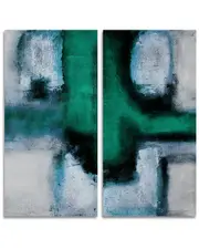 Ready2HangArt Bueno Exchange L 2pc Wrapped Canvas Wall Art by Tristan Scott