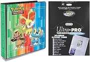 Pokemon X & Y 2" 3-Ring Binder with 100 Ultra Pro Platinum 9-Pocket Sheets