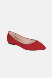 Excellence one Forever Link Pointy Toe Slip On Flat Loafers