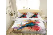 3D Bird Feather 021 Bed Pillowcases Quilt Cover Set Bedding Set 3D Duvet cover Pillowcases