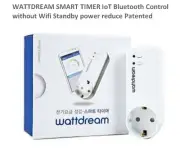 Wattdream SMART Plug Bluetooth Timer ioT Saving Energy & Money Home Automation
