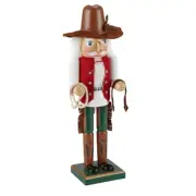 Cowboy Nutcracker 14” 2023 North Pole Western Womens Boys Christmas Decor