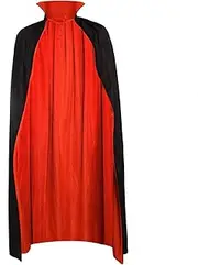 Vampire Cloak Adult Unisex Vampire Costume with Collar Cape Tattoo Vampire Cape for Halloween Cosplay Dress Up Party