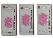 Silicone Earbud Ear Tips 30pcs (15 Pairs) 5 Small, 5 Medium, 5 Large Replacement