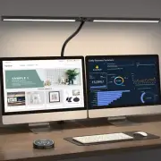 Eye-Caring LED Desk Lamp with Clamp & Gooseneck - 5 Color Adjustable Light