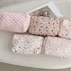 Soft and Breathable Make Up Case Quilting Cotton Travel Storage Bag