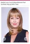 Belle Tress City MADRID Wig RAW SUGAR BLONDE R New W/Bangs