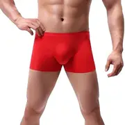 [Generic] Hip Pad Underwear for Men Padded Enhancing Butt Shapewear Hip Lifting Mesh Boxers Briefs Breathable Soft Underpants