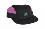 Helios Ultralight 7 Panel Soft Brim Unisex Running Cap - Charcoal/Magenta
