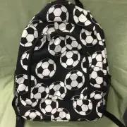 New N Gil 17”x13” School Back Pack in Soccer Print