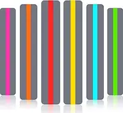 6 Pieces Guided Reading Strips Highlight Strips Colored Overlay Highlight Bookmarks Help with Dyslexia for Crystal Children and Teacher Supply Assistant