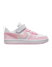 [Nike] Court Borough Low Recraft Pre-School Sneakers in White