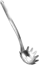 CATIEBYE Effortless Noodle Scooping Stainless Steel Pasta Fork Pasta Server Spoon Versatile Noodle Tool Easy Clean