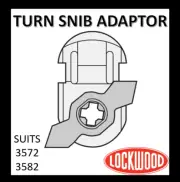Lockwood Turn snib Adaptor Assembly SP35725250 Suits 3572, 3582 Mortise Lock
