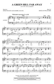 A Green Hill Far Away SATB Douglas Nolan