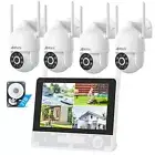 ANRAN 5MP PTZ Camera 12''NVR 2TB Video Home Outdoor Wifi Security Camera System