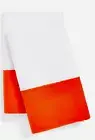 Kate Spade Pillowcase Set - Grace Sheeting - Maraschino Red on White - Standard