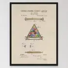 Pool Ball Patent Bar Office Wall Decor Art Poster No Frame