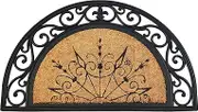 ID 4575 Coral Half Moon Natural 85031 Door Mat Coconut Fibre/Rubber Matte Beige 75 x 45 cm