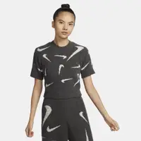 在飛比找蝦皮商城優惠-NIKE 短袖上衣 AS W NSW COZY LOGO A