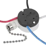 Ceiling Fan Switch Zing Ear Ze-208S E89885 3 Speed 4 Wire Pull Chain Switch Fan
