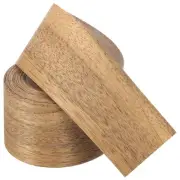 Black Limba Edge Banding, 3 in x 25 ft Wood Veneer Tape, Pre-glued Flexible
