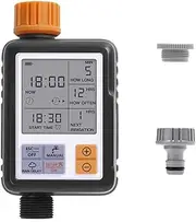 Sprinkler Timer,Water Timer Programmable with 2 Independent Controlled Outlets,with Rain Delay/Manual/Auto Watering System,Leakproof Irrigation Timer for Lawns Pool(Single Outlet Timer)