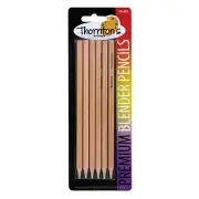 Thornton's Art Supply Colorless Blender 962 Blending Pencils, Pack of 6