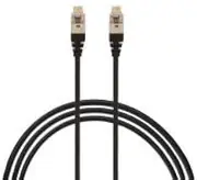 2.5m CAT6A RJ45 S/FTP Thin LSZH 30 AWG Network Cable | Black