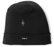 New Smartwool 2025 Thermal Merino Cuffed Reversible Beanie Black $35 MSRP