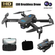 Foldable Brushless Power Motor Mini Drone With HD Camera Dual Lens 2.4G WiFi FPV
