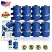 Compact 8-Piece Canopy Weight Set - 176 lbs Stability, 10L Each, Easy Storage