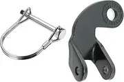 Generic Rear Racks Steel Trailer Hitch Mount Adapter Replacement Axle Bike Cycling Rear Carrier Mount Bike Accessory
